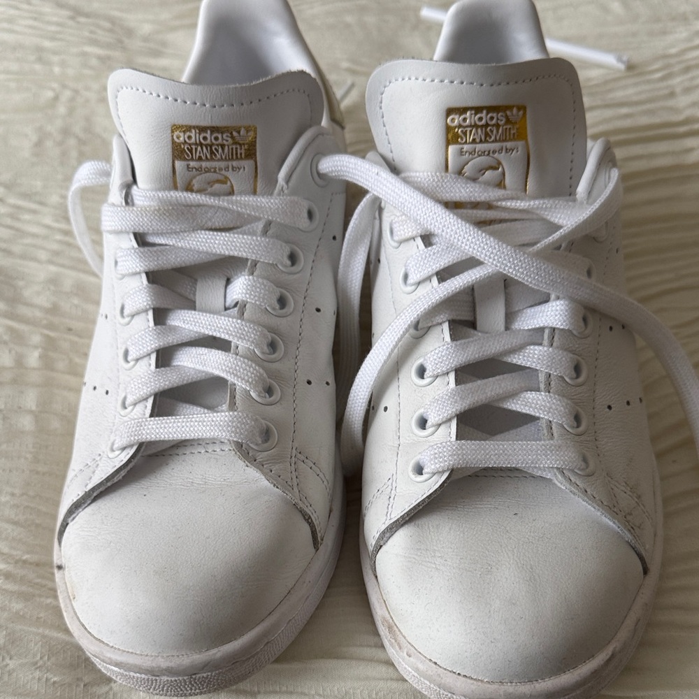 Adidas Stan Smith White with Gold Detail